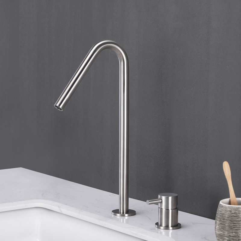 Modern 304 Stainless Steel Brushed Nickel Two Hole Separate Handle ...